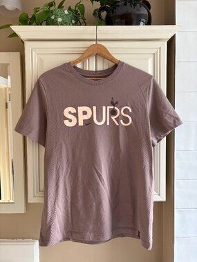 Nike Tottenham Hotspur Spellout Tee Shirt Soccer T-Shirt Men Large Light Brown